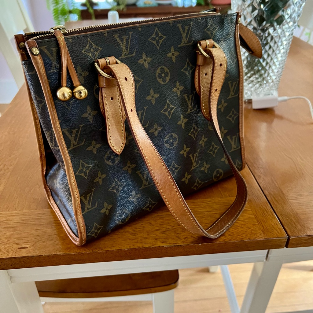 Louis Vuitton Monogram Brown Tote Bag Poppincourt Haut Bag